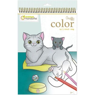 Livre de coloriage Avenue Mandarine GY105C - 24 pages pour enfants Livre de coloriage Avenue Mandarine GY105C - 24 pages pour enfants