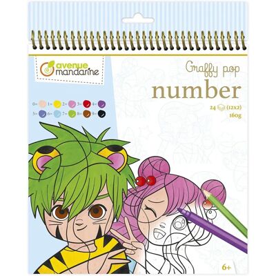 Avenue Mandarine Libro da Colorare Manga Mandarine - 24 Pagine Avenue Mandarine Libro da Colorare Manga Mandarine - 24 Pagine