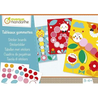 Avenue Mandarine - Kit créatif - Tableau mosaïque gommettes - Creative Kit - Insect Mosaic Avenue Mandarine - Kit créatif - Tableau mosaïque gommettes - Creative Kit - Insect Mosaic