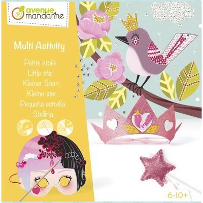 Coffret Créatif Avenue Mandarine - 3 Activités - Thème Princesse - Publicité Coffret Créatif Avenue Mandarine - 3 Activités - Thème Princesse - Publicité