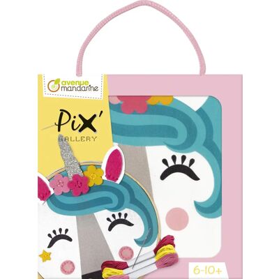Kit di ricamo unicorno Avenue Mandarine - Attività creativa per bambini Kit di ricamo unicorno Avenue Mandarine - Attività creativa per bambini