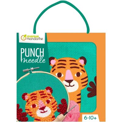 Set Punch Needle Tiger di Avenue Mandarine Set Punch Needle Tiger di Avenue Mandarine