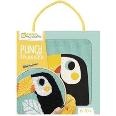 Avenue Mandarine Tukan Set di Ricamo Punch Needle - Kit Creativo Avenue Mandarine Tukan Set di Ricamo Punch Needle - Kit Creativo