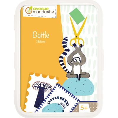 Avenue Mandarine - Modello CO181C - Battle Shifumi - Gioco di carte e da tavolo Avenue Mandarine - Modello CO181C - Battle Shifumi - Gioco di carte e da tavolo