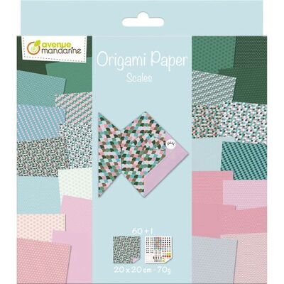 Avenue Mandarine OR511C Papier Origami - 30 Designs, 20x20cm Avenue Mandarine OR511C Papier Origami - 30 Designs, 20x20cm