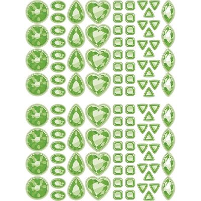 Clairefontaine AE116O Juguete de arte/manualidades - Pegatinas de piedras preciosas reutilizables - 20 hojas Clairefontaine AE116O Juguete de arte/manualidades - Pegatinas de piedras preciosas reutilizables - 20 hojas