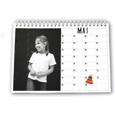 Jouet d'Art et Manualités Clairefontaine GB009O - Calendrier Perpétuel - Publicité Jouet d'Art et Manualités Clairefontaine GB009O - Calendrier Perpétuel - Publicité