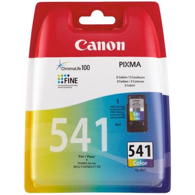 Canon - CL-541 - Syaani Magenta Keltainen - Mustepatruuna Canon - CL-541 - Syaani Magenta Keltainen - Mustepatruuna