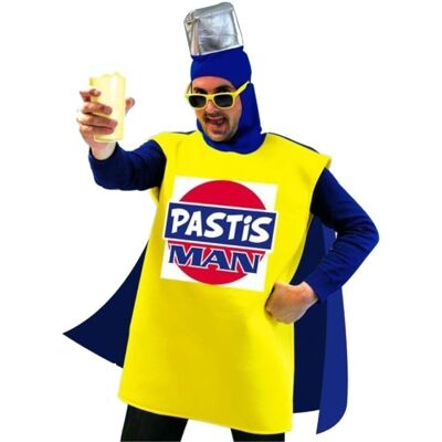 Humor Pastis Mann Kostüm - Erwachsen Unisex Verkleidung Humor Pastis Mann Kostüm - Erwachsen Unisex Verkleidung