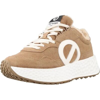 NO NAME NNVESC0 brown leather trainers - Sporty, Casual, Recycled polyester NO NAME NNVESC0 brown leather trainers - Sporty, Casual, Recycled polyester