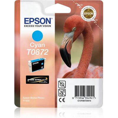 Cartuccia inchiostro T0872 Ciano Epson - Tecnologia a getto d'inchiostro Cartuccia inchiostro T0872 Ciano Epson - Tecnologia a getto d'inchiostro