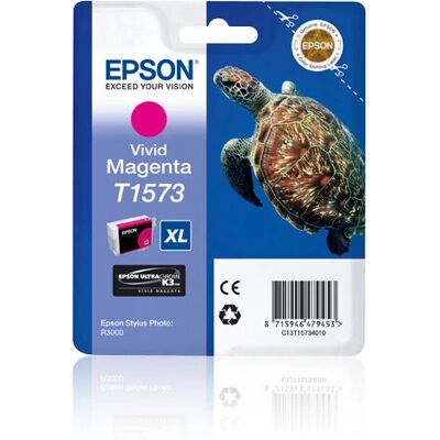 Εκτύπωση Epson T1573 magenta - Μελάνι σε cartridge Εκτύπωση Epson T1573 magenta - Μελάνι σε cartridge