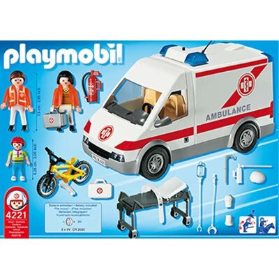 Playmobil Ambulance - Ambulanza giocattolo per bambini 4+ - ambulanza giocattolo Playmobil Ambulance - Ambulanza giocattolo per bambini 4+ - ambulanza giocattolo