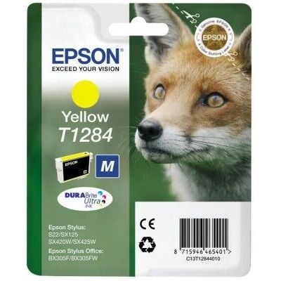 Epson T1284 žlutá inkoustová kazeta - inkoustová kazeta Epson T1284 žlutá inkoustová kazeta - inkoustová kazeta