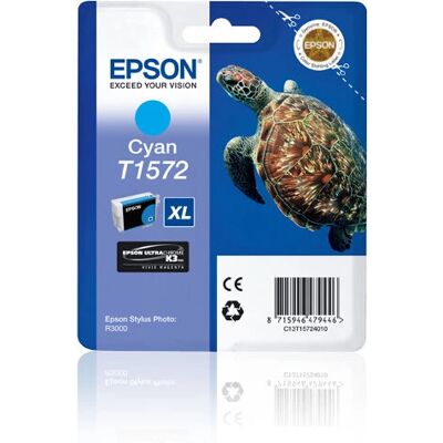 Epson T1572 Cyan Bläckpatron - Bläckpatron Epson T1572 Cyan Bläckpatron - Bläckpatron