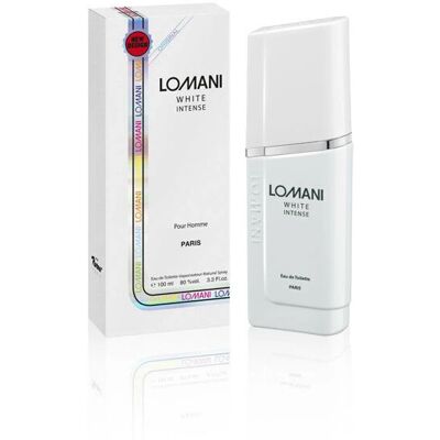 Lomani White Intense - Agrumes Boisé - Eau De Toilette - Publicité Lomani White Intense - Agrumes Boisé - Eau De Toilette - Publicité