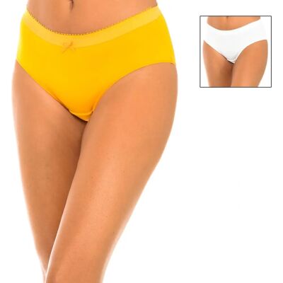 Dim Pack-2 Damen Elastische und Atmungsaktive Stoff Panties - S Dim Pack-2 Damen Elastische und Atmungsaktive Stoff Panties - S