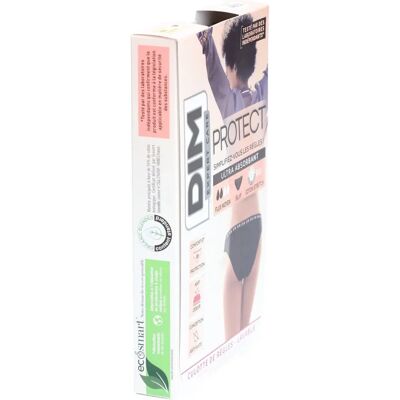 DIM Protect Sous-vêtements Menstruels en Coton Bio - Flot Moyen - Publicité DIM Protect Sous-vêtements Menstruels en Coton Bio - Flot Moyen - Publicité