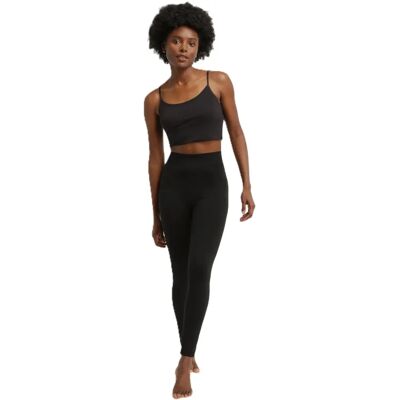 Dim Relax & And Go Thermo Leggings - Damen Schwarz Kuschelig Fleece Dim Relax & And Go Thermo Leggings - Damen Schwarz Kuschelig Fleece