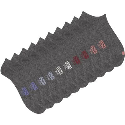 EcoDim Katoenen sokken grijs 5-pack EcoDim Katoenen sokken grijs 5-pack