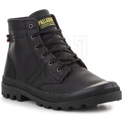 Palladium Pallabrousse Legion Leather - Skóra, Czarny - Buty Palladium Pallabrousse Legion Leather - Skóra, Czarny - Buty