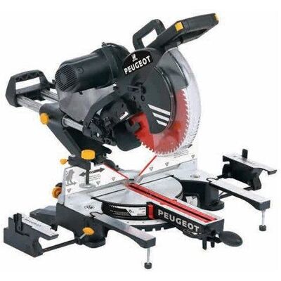 PEUGEOT ENERGYSAW-305STB Scie à onglets radiale 1600W - 305mm, Double inclinaison - Publicité PEUGEOT ENERGYSAW-305STB Scie à onglets radiale 1600W - 305mm, Double inclinaison - Publicité