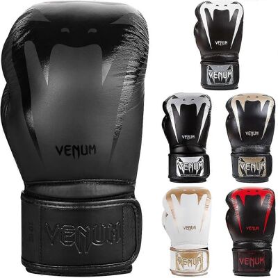 Gants de Boxe Venum Giant 3.0 Nappa Cuir - Noir/Blanc - 12 oz Gants de Boxe Venum Giant 3.0 Nappa Cuir - Noir/Blanc - 12 oz