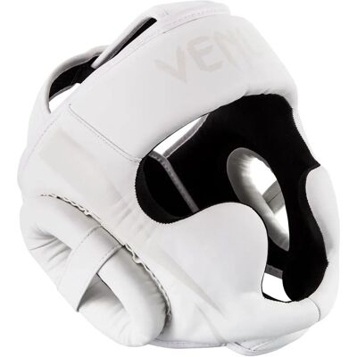 Venum Elite White/White Boxing MMA Headgear - Headgear Venum Elite White/White Boxing MMA Headgear - Headgear