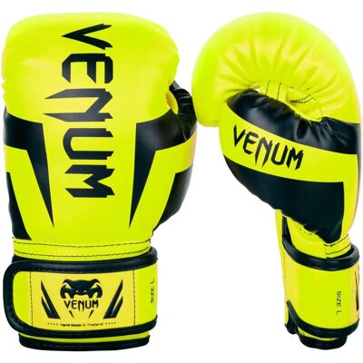 Guantoni da Boxe Venum Giant 3.0 Nappa Pelle - 16 oz. - Nero/Bianco Giallo Fluorescente S Guantoni da Boxe Venum Giant 3.0 Nappa Pelle - 16 oz. - Nero/Bianco Giallo Fluorescente S