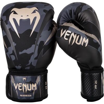 Venum Impact Bokshandschoenen - Donker Camo/Zand 14 oz. Venum Impact Bokshandschoenen - Donker Camo/Zand 14 oz.