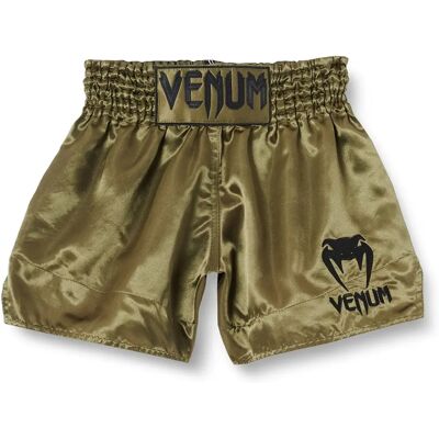 Venum Classic Muay Thai Shorts - Kaki/Nero XS - Pantaloncini Venum Classic Muay Thai Shorts - Kaki/Nero XS - Pantaloncini