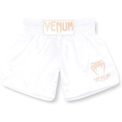 Shorts Muay Thai Classici Venum Bianco Oro - Taglia XL Shorts Muay Thai Classici Venum Bianco Oro - Taglia XL
