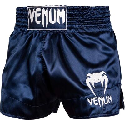 Venum Shorts de Muay Thaï Classiques - noir/blanc 30" - Shorts de Muay Thai - Publicité Venum Shorts de Muay Thaï Classiques - noir/blanc 30" - Shorts de Muay Thai - Publicité