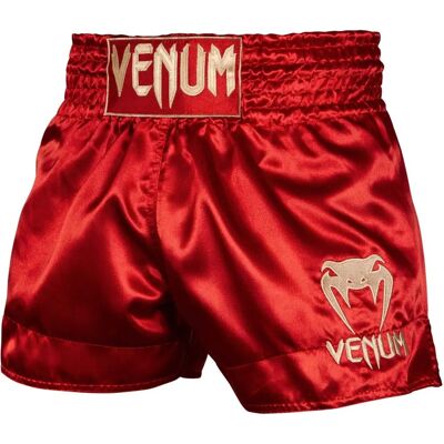 Pantaloncini Venum Classic - Bordeaux/Oro - Muay Thai Pantaloncini Venum Classic - Bordeaux/Oro - Muay Thai