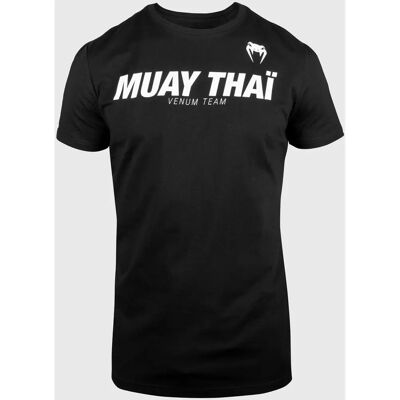 Venum VT Slim Fit Muay Thai T-Shirt - Black/White - T-Shirt Venum VT Slim Fit Muay Thai T-Shirt - Black/White - T-Shirt