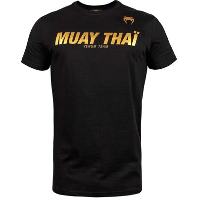 Venum VT T-Shirt Black Gold - Slim fit - T-Shirt Venum VT T-Shirt Black Gold - Slim fit - T-Shirt