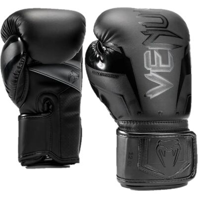 Venum Elite Evo Guanti da Boxe - Nero/Nero - Guanti da boxe Venum Elite Evo Guanti da Boxe - Nero/Nero - Guanti da boxe