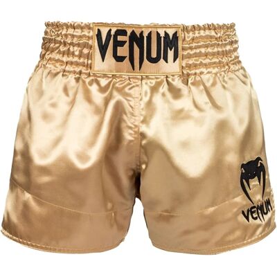 Spodenki Muay Thai Venum Classic Złoto/Czarny - Shorts Spodenki Muay Thai Venum Classic Złoto/Czarny - Shorts
