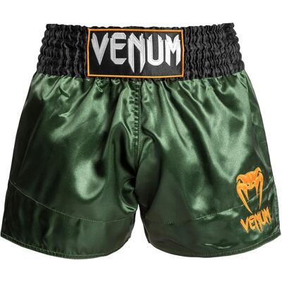 Szorty Muay Thai Venum Classic – Zielony/złoty/czarny Szorty Muay Thai Venum Classic – Zielony/złoty/czarny
