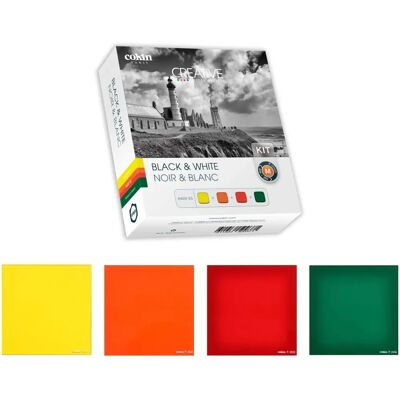 Set Cokin Alb și Negru - 4 filtre pentru fotografie alb-negru Set Cokin Alb și Negru - 4 filtre pentru fotografie alb-negru