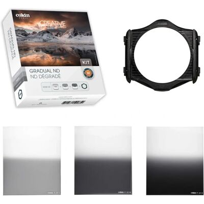 Set de filtre ND graduat Cokin cu suport - Sistem de filtre de densitate neutră Set de filtre ND graduat Cokin cu suport - Sistem de filtre de densitate neutră