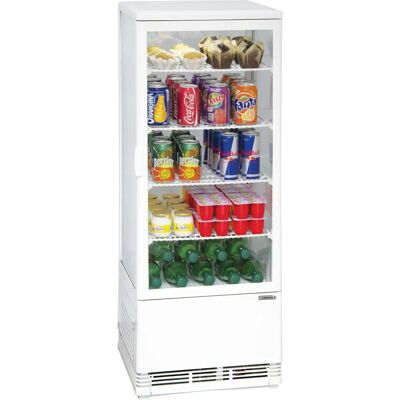 CASSELIN Vetrina refrigerata positiva 98L - Bianca CASSELIN Vetrina refrigerata positiva 98L - Bianca