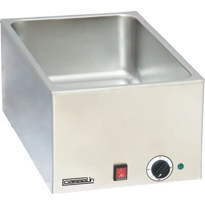 Casselin Edelstahl Bain Marie GN 1/1 - 150mm Tiefe - Professionelle Küchenausstattung Casselin Edelstahl Bain Marie GN 1/1 - 150mm Tiefe - Professionelle Küchenausstattung