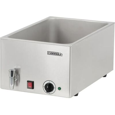 Bain-marie en acier inoxydable Casselin CBMV1B avec robinet de vidange - Professionnel GN 1/1 Bain-marie en acier inoxydable Casselin CBMV1B avec robinet de vidange - Professionnel GN 1/1
