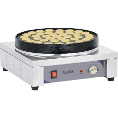 Macchina per Poffertjes Elettrica Casselin - 38 Stampi, Termostato Regolabile, 2700W Macchina per Poffertjes Elettrica Casselin - 38 Stampi, Termostato Regolabile, 2700W