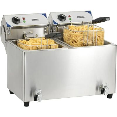 Casselin Elektrische Friteuse 2 x 10L - Friteuse Casselin Elektrische Friteuse 2 x 10L - Friteuse