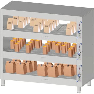 Scaffale Riscaldante Casselin - 150 CEC150 - Acciaio Inox, Controllo di Temperatura, 3 Ripiani Scaffale Riscaldante Casselin - 150 CEC150 - Acciaio Inox, Controllo di Temperatura, 3 Ripiani