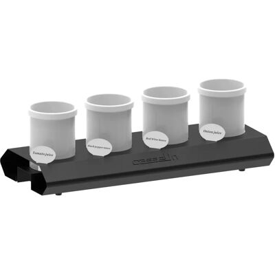 Casselin X4 Support à sauces - Sauce Holder - Noir Casselin X4 Support à sauces - Sauce Holder - Noir