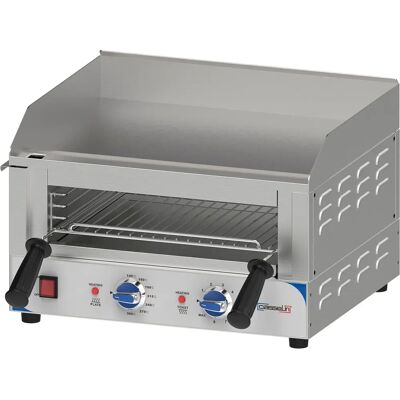 Casselin 520 - Roestvrij staal - Grillplaat met tooster Casselin 520 - Roestvrij staal - Grillplaat met tooster