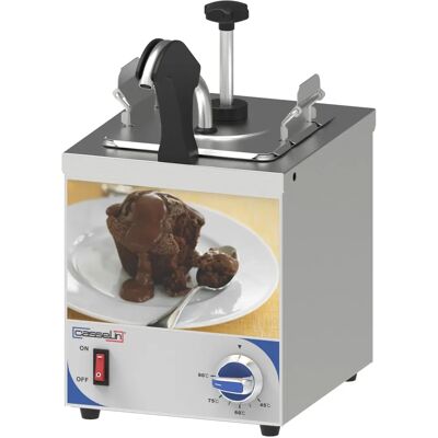 Casselin Distributeur à sauce en inox - 2,5L - Distributeur Casselin Distributeur à sauce en inox - 2,5L - Distributeur